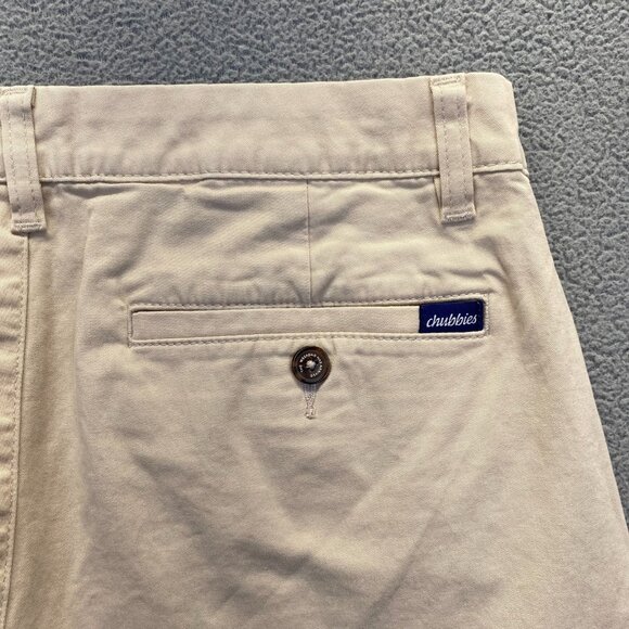 CHUBBIES Mens Shorts - Size 32 Beige khaki - stretch cotton - Picture 9 of 12